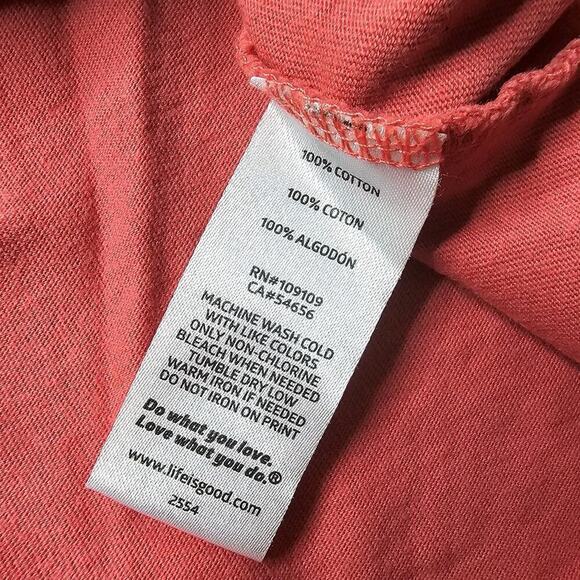 Life Is Good 100% Cotton Crusher Tee Short Sleeve Tshirt 4th Of July Size XL - Picture 9 of 9